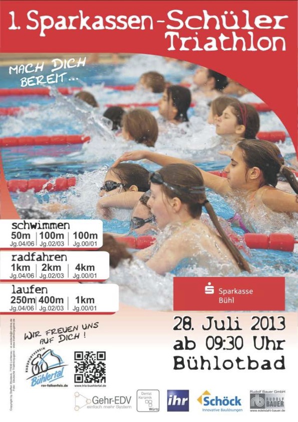 Ergebnisse 1. Sparkassen Schüler-Triathlon