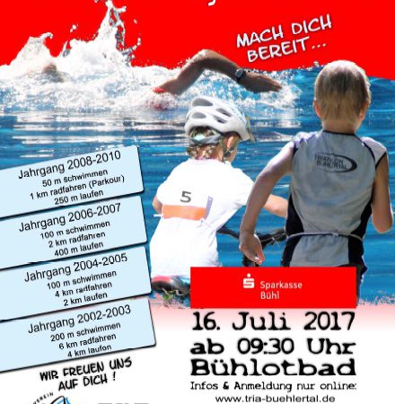 Ergebnisse und Urkunden 5. Sparkasse Schüler- und Jugend-Triathlon 2017