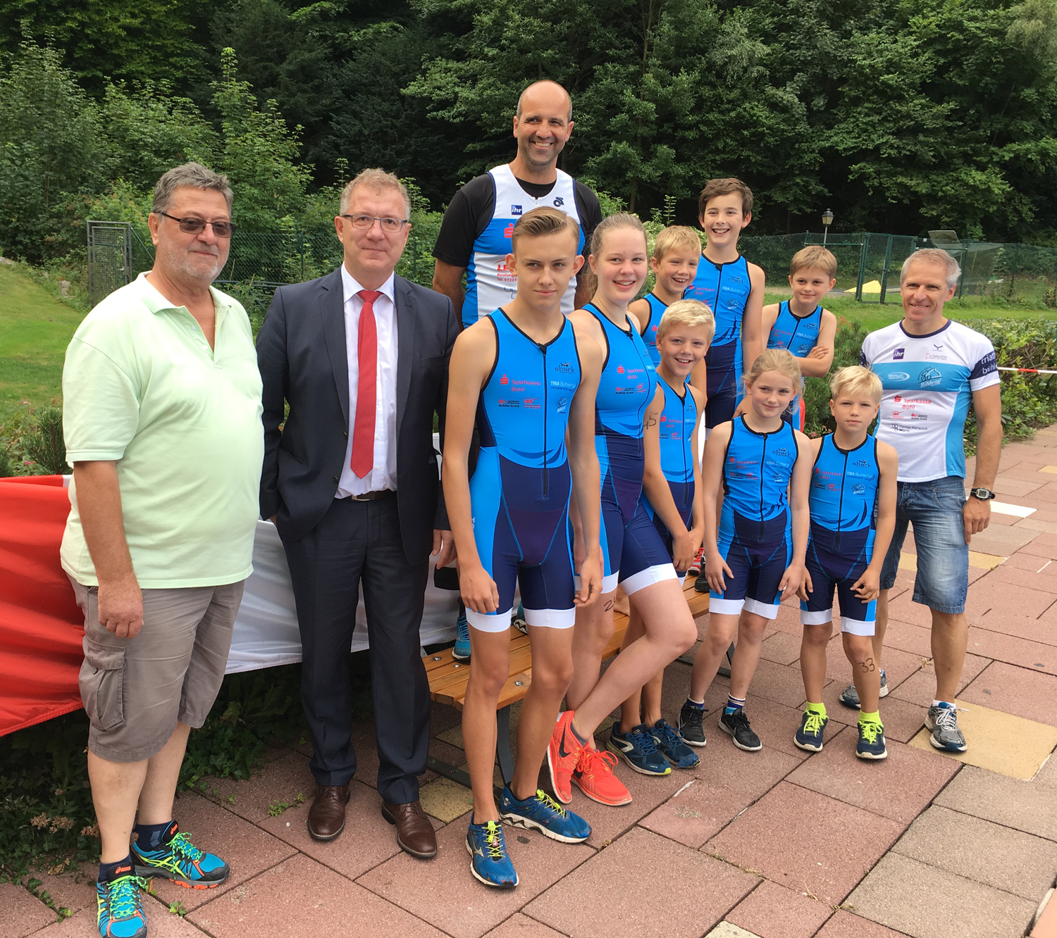 Tria-Kids-Gruppe mit neuem Outfit