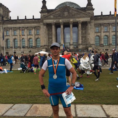 Rolf beim Berlin Marathon 2017