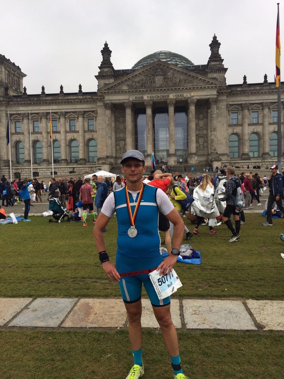 Rolf beim Berlin Marathon 2017
